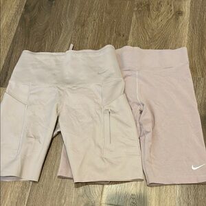 Nike Women's Beige Shorts Set